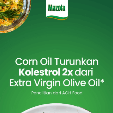Read more about the article Corn Oil Turunkan Kolesterol 2x dari Extra Virgin Olive Oil*