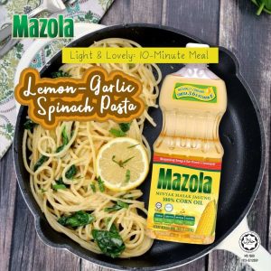 Read more about the article Lemon Garlic Spinach Pasta