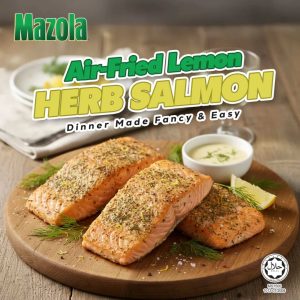 Read more about the article Air-Fried Lemon Herb Salmon