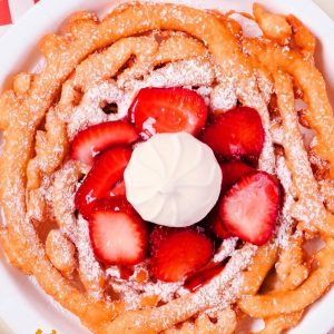 Read more about the article Strawberry Funnel Cake