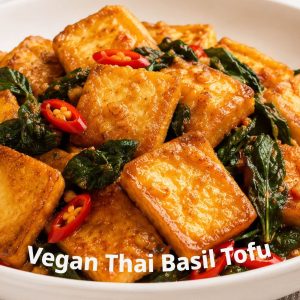 Read more about the article Vegan Thai Basil Tofu